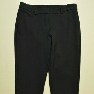 LANDS‎ END Size 6P PETITE Womens BLACK Stretch Tapered CROPPED Capri DRESS PANTS